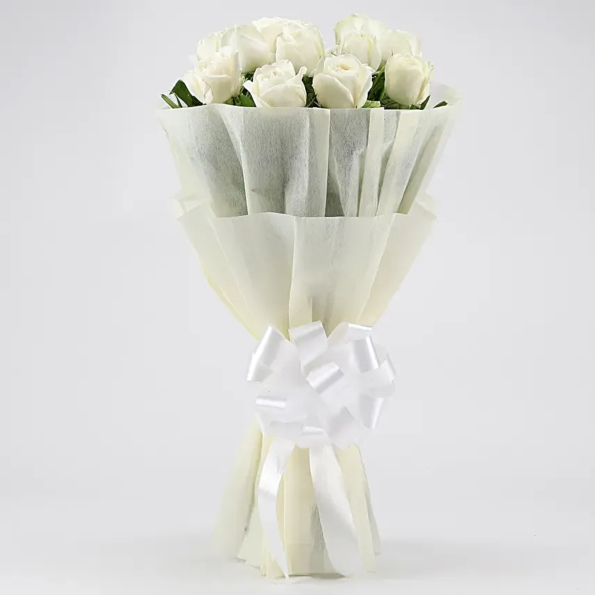 Bunch of White Roses Online