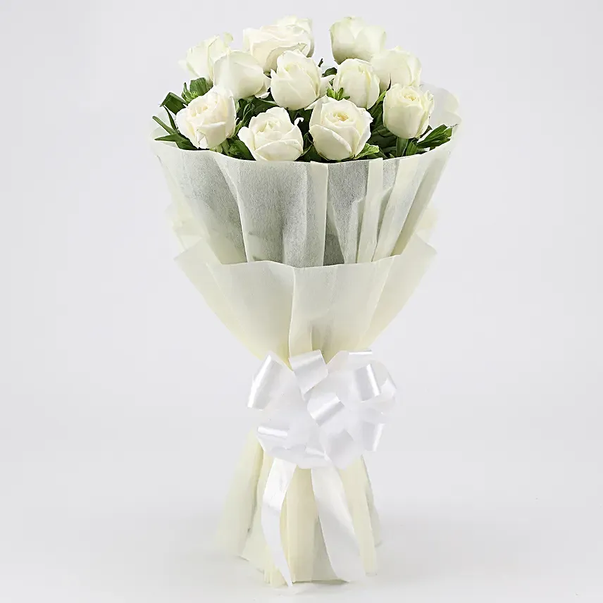 Bunch of White Roses Online