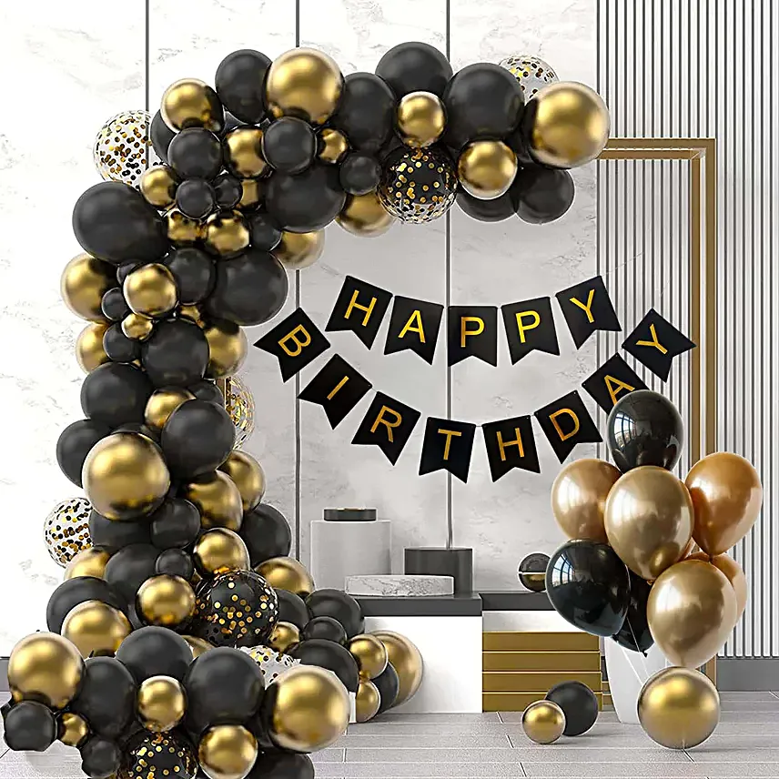 Elegant Vibes Birthday Decoration Kit