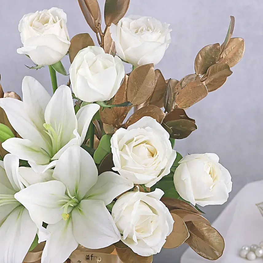 Elegant White Lily Serenity