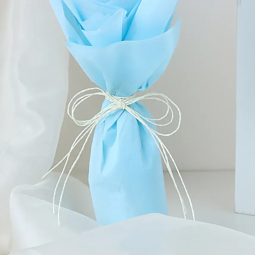 Elegant White Rose Sentiment