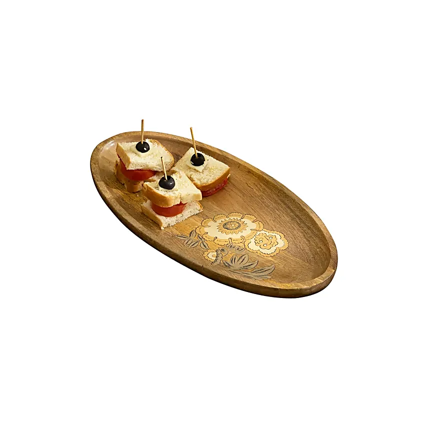 Ellementry Fleur D or Platter Small
