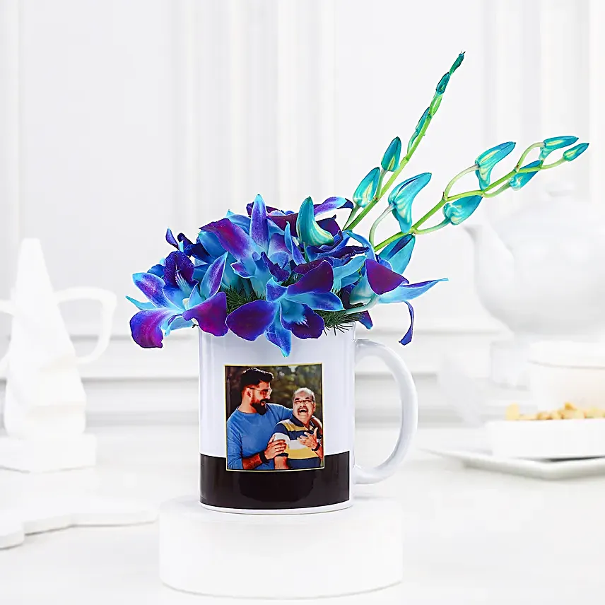 Enchanting Orchids Mug For Best Papa