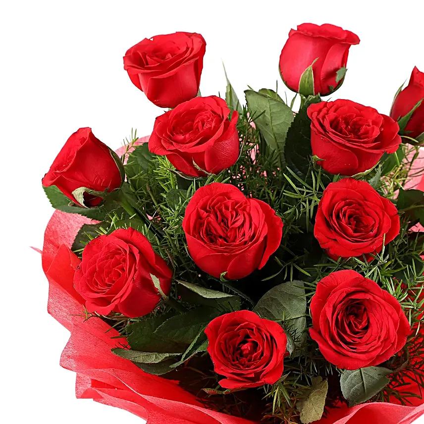 Enigmatic 12 Red Roses