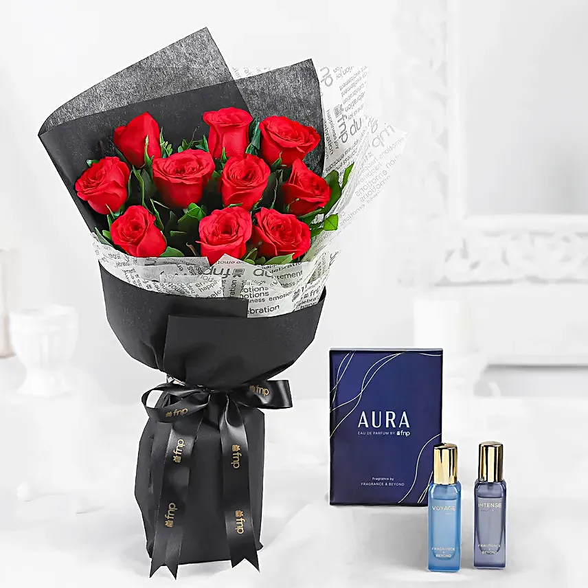 Essence of Love Rose N Perfume Combo