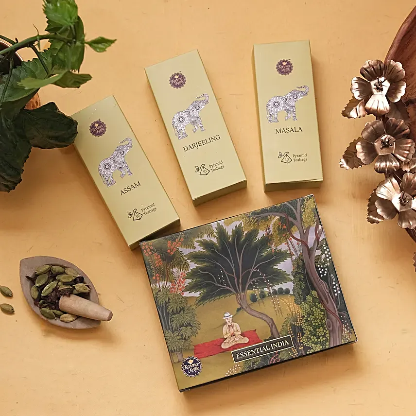 Essential India Tea Gift Box 3 Flavours