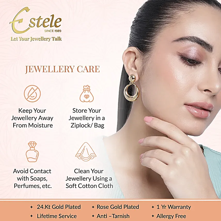 Estele Crystal Crown Mangalsutra Set