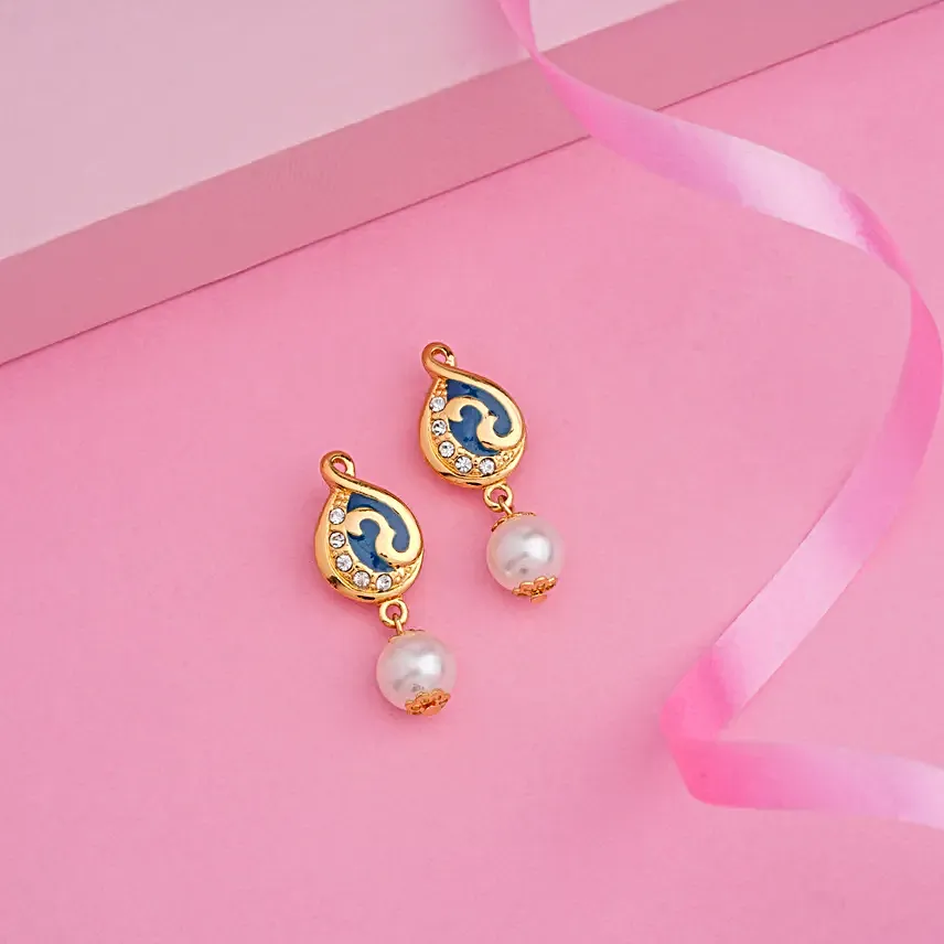 Estele Gold Tone Plated Womens Earrings