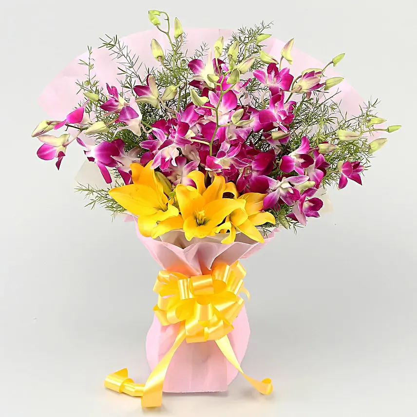 Orchid Flower Box Gift