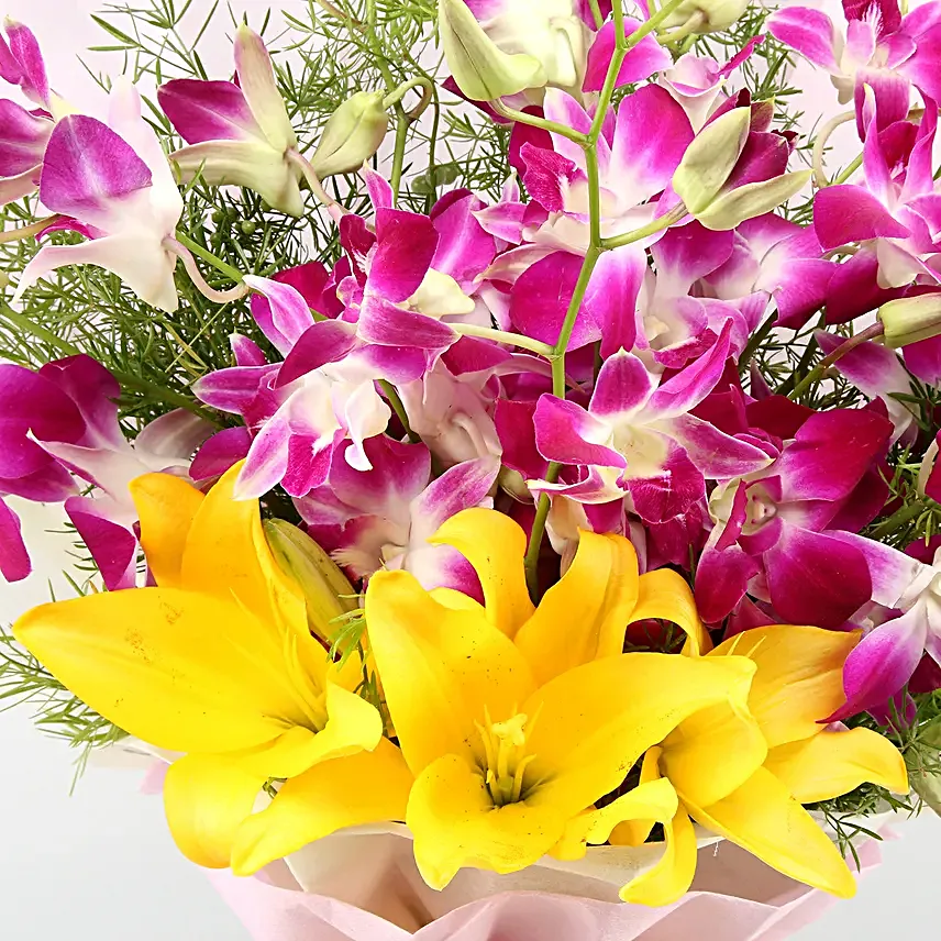 Orchid Flower Box Gift