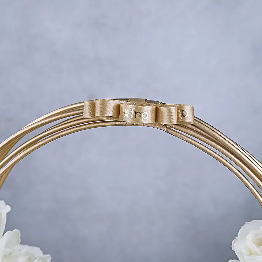 Eternal Ivory Rose Crescent