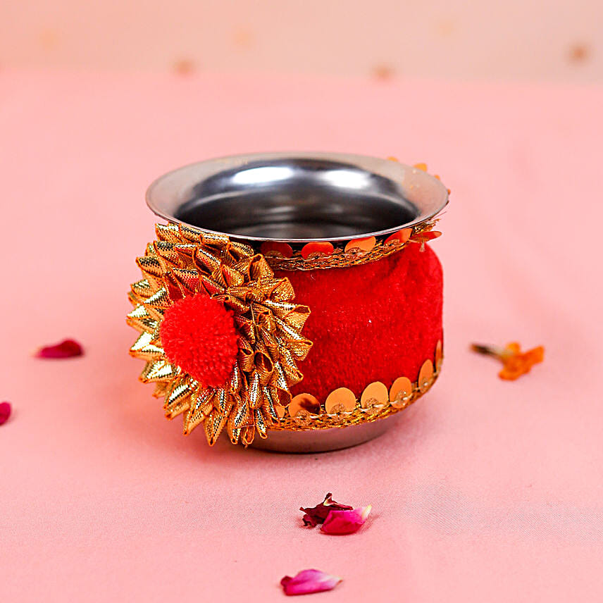 Eternal Love Karwa Chauth Personalised Thali