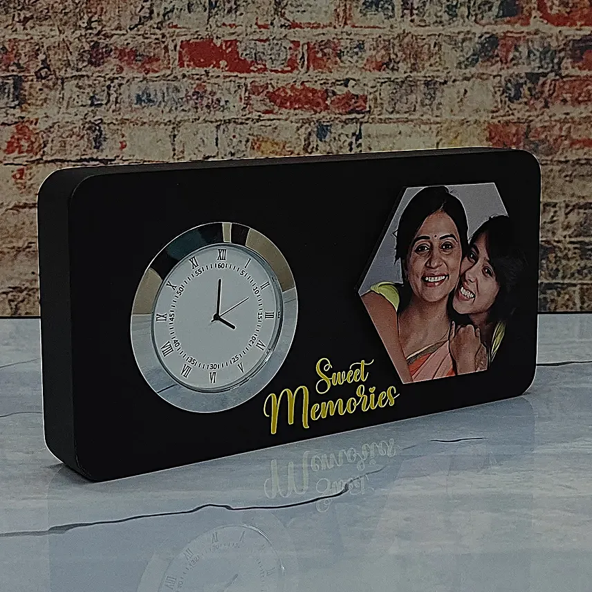 Eternal Love Personalised Clock Tabletop