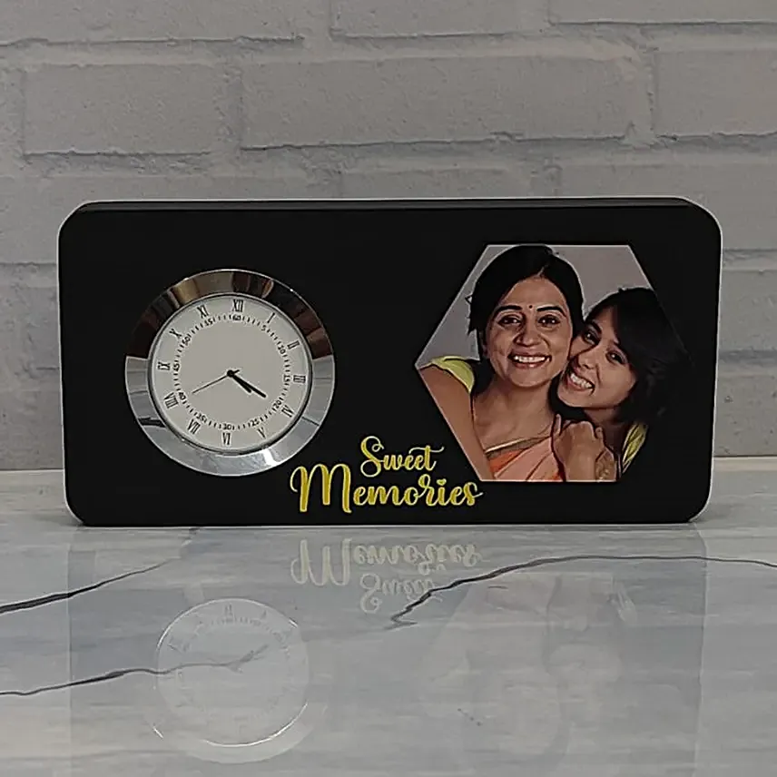 Eternal Love Personalised Clock Tabletop