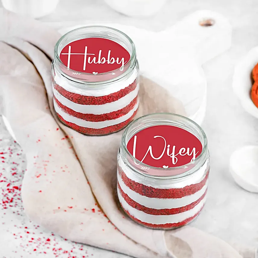 Eternal Red Velvet Jar Cake Set of 2