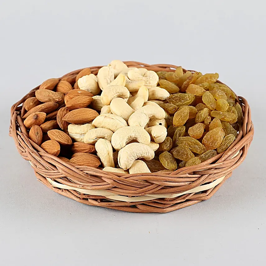 Basket of dry fruits