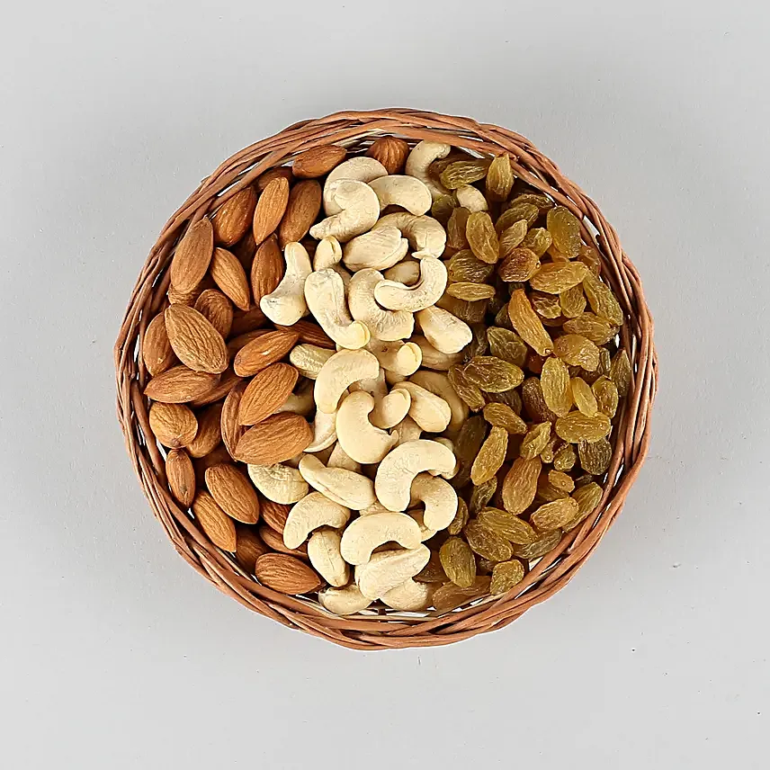 Basket of dry fruits