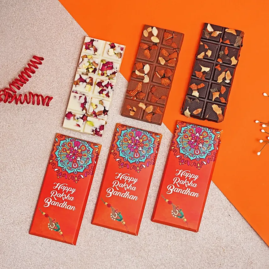 Evil Eye Rakhi N Assorted Chocolate Bars