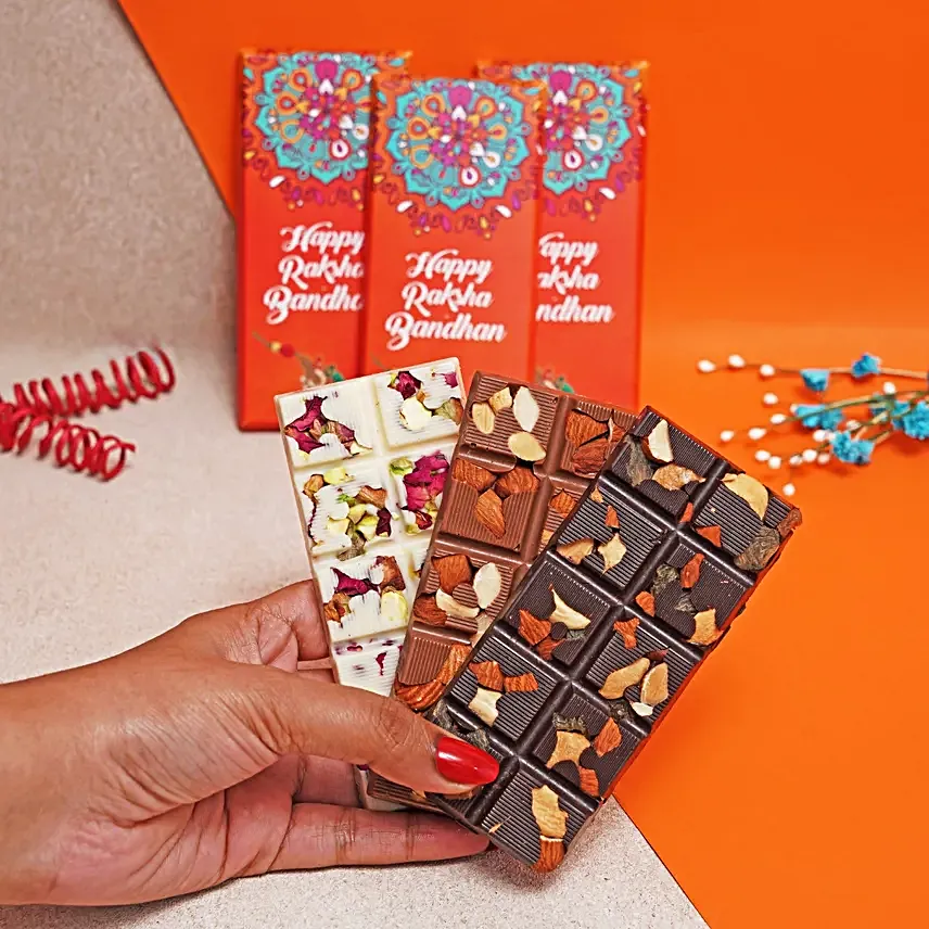 Evil Eye Rakhi N Assorted Chocolate Bars