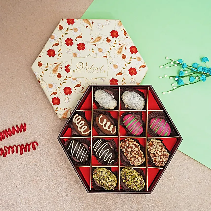 Evil Eye Rakhi N Assorted Dates Chocolates