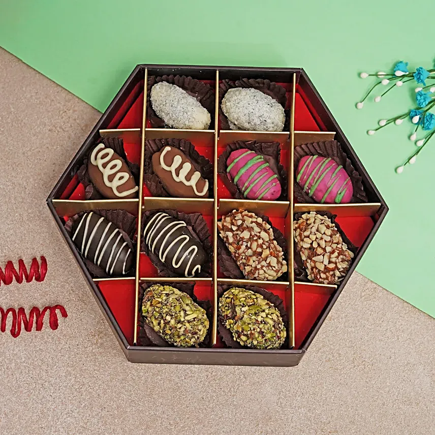 Evil Eye Rakhi N Assorted Dates Chocolates