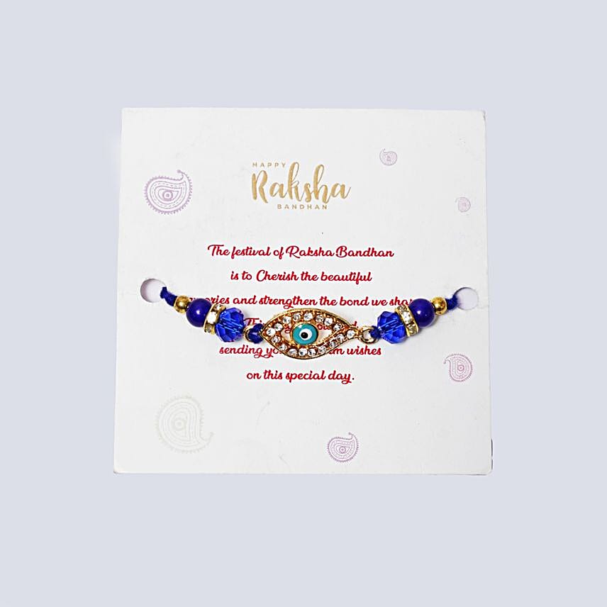 Evil Eye Rakhi N Assorted Truffles Combo