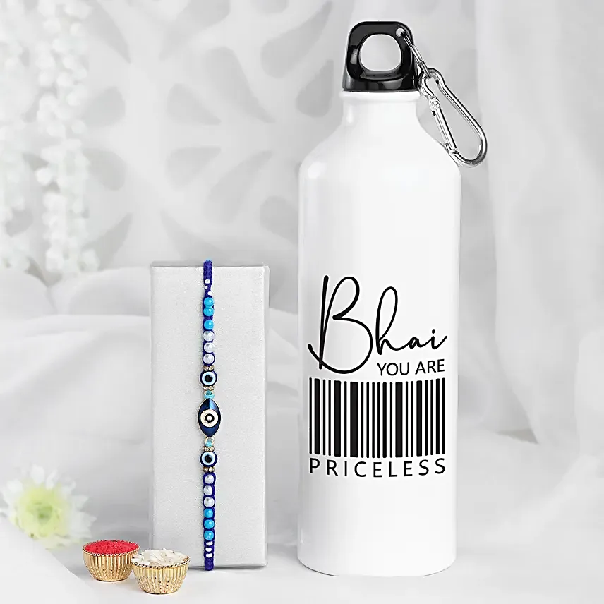 Evil Eye Rakhi N Bottle Gif Sett