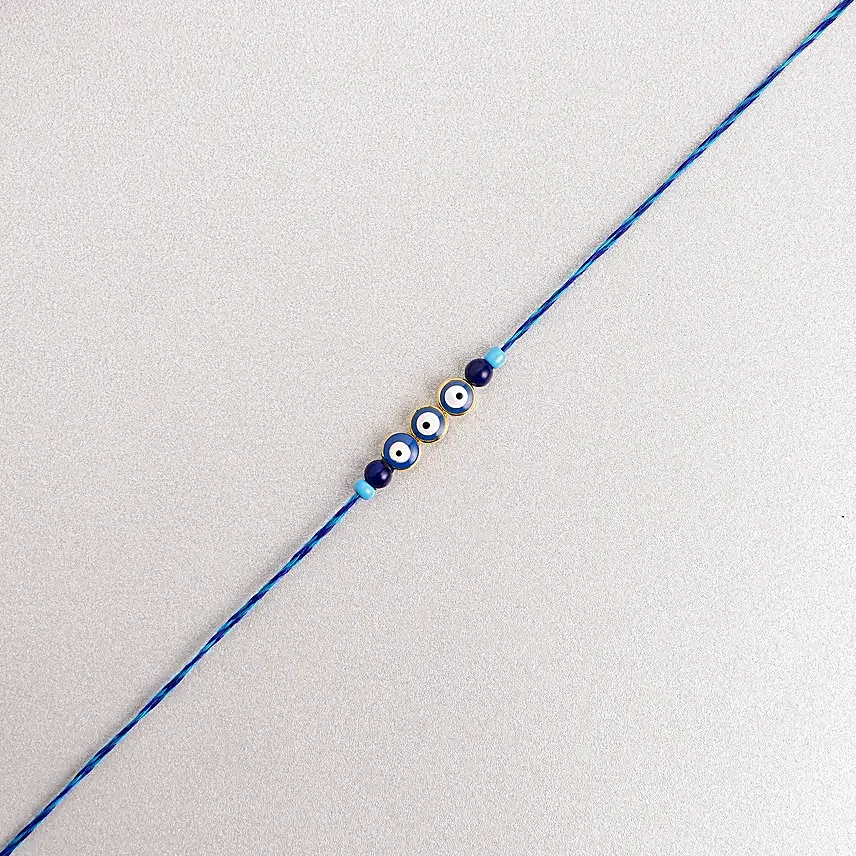 Evil Eye Rakhi N Prosperity Bamboo Combos