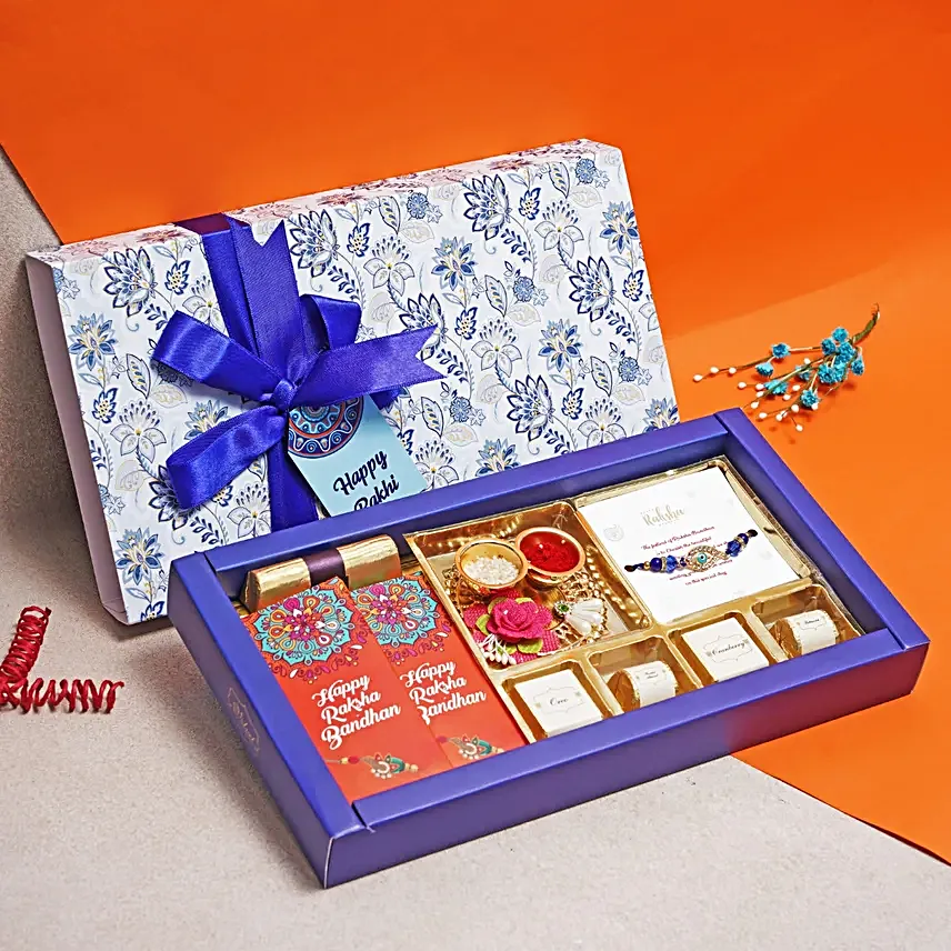 Evil Eye Rakhi N Sweetness For Sibling