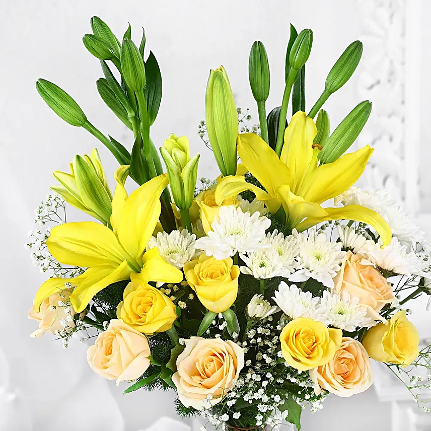 Exotic Floral Wishes For Super Dad