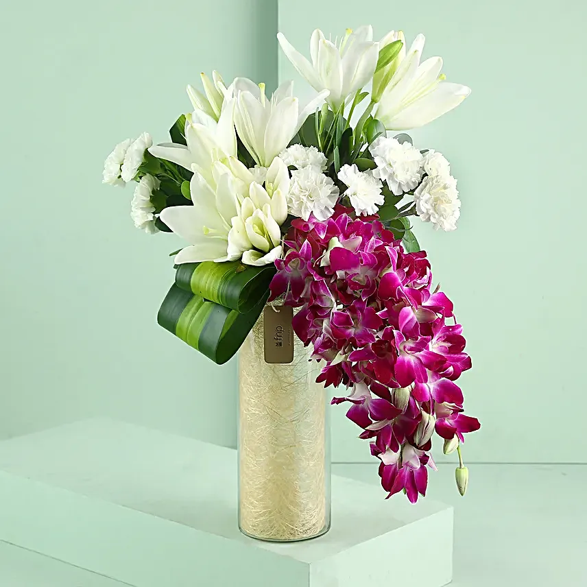 Exotic Garden Vase Arrangement