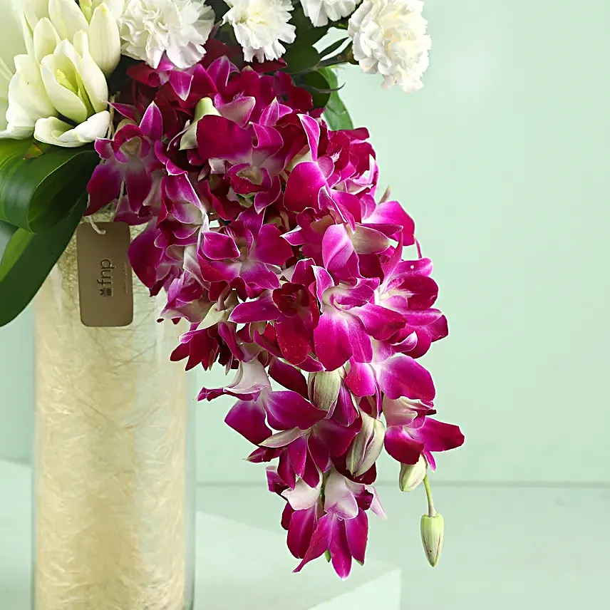 Exotic Garden Vase Arrangement