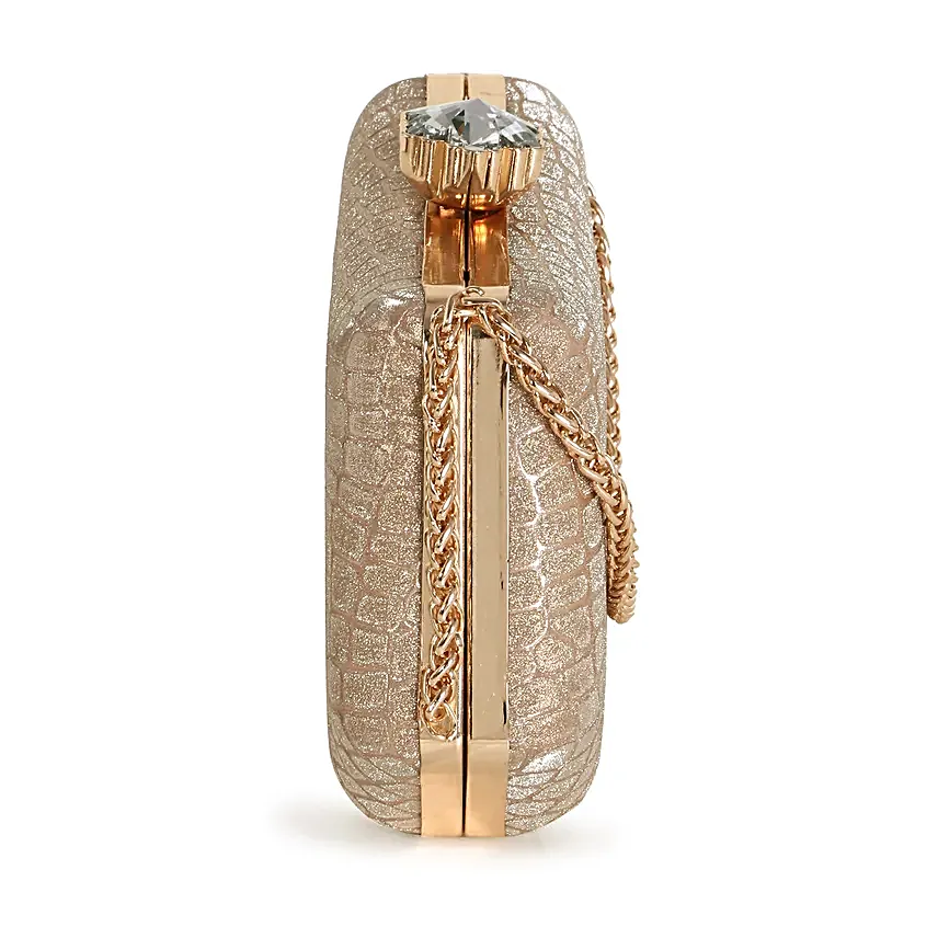 Exotic Gold Bridal Sling Bag