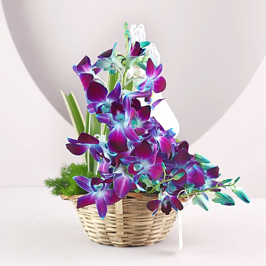 Exotic Orchids N Anthuriums Basket