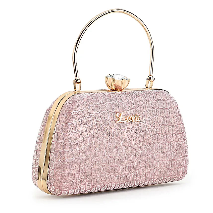 Exotic Pink Bridal Clutch