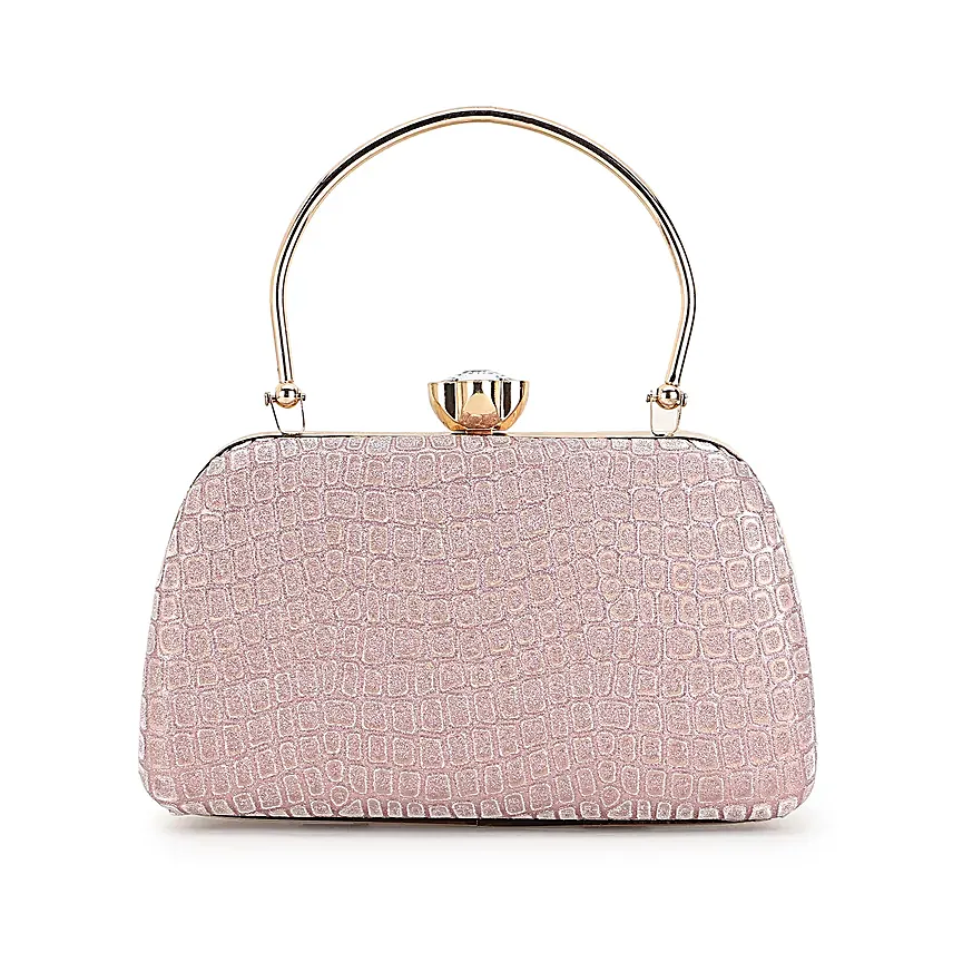 Exotic Pink Bridal Clutch