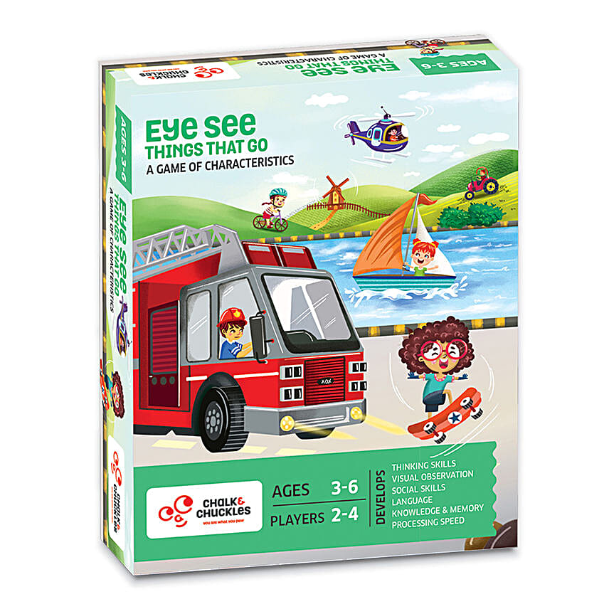 Eye See Things That Go Game for Kids