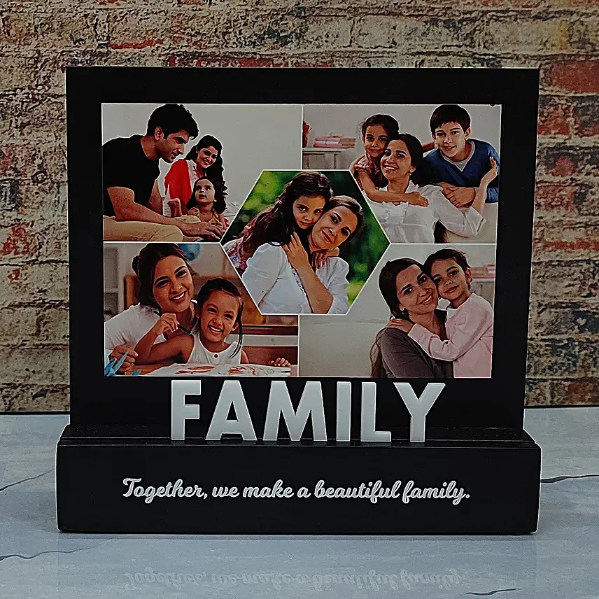 Family Treasures Personalised Photo Frame