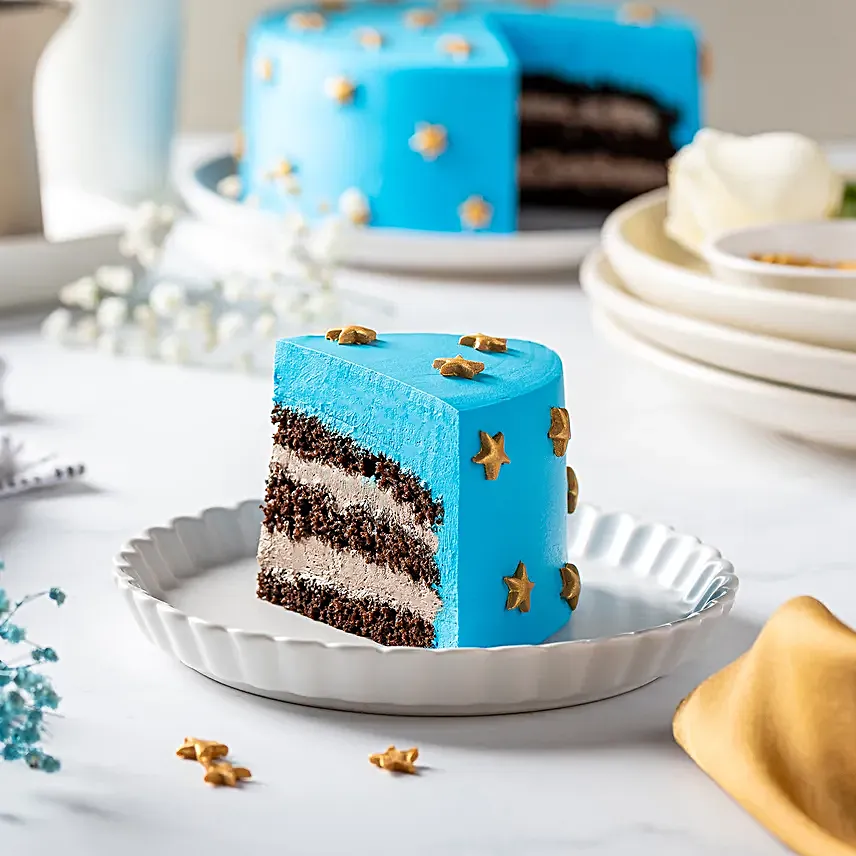 Blue Choco Cream Cake
