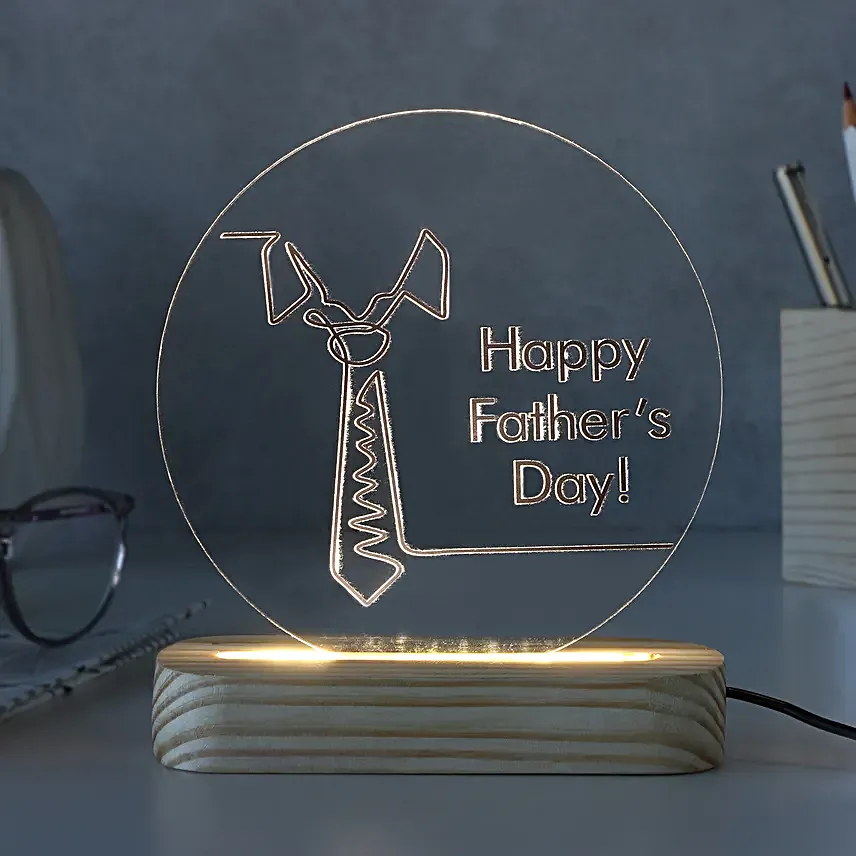 Fathers Day Glow Lamp