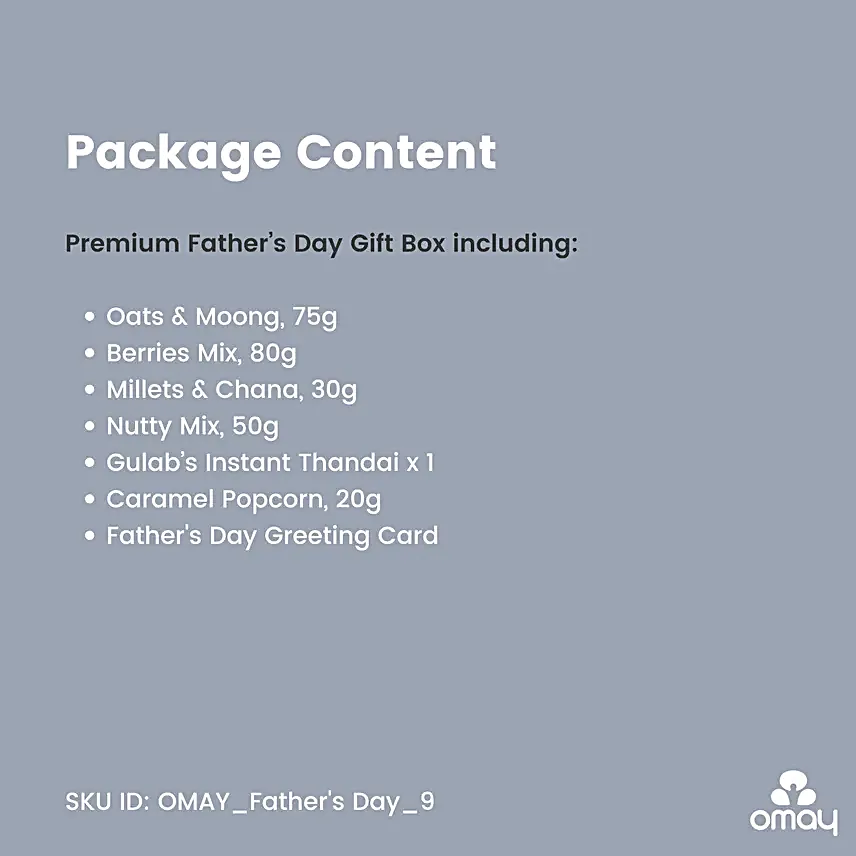 Fathers Day Healthy Snacks Hamper
