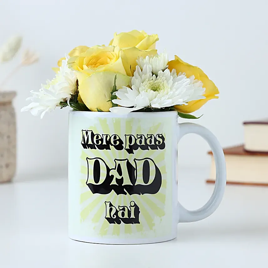 Fathers Day Mug of Love and Roses