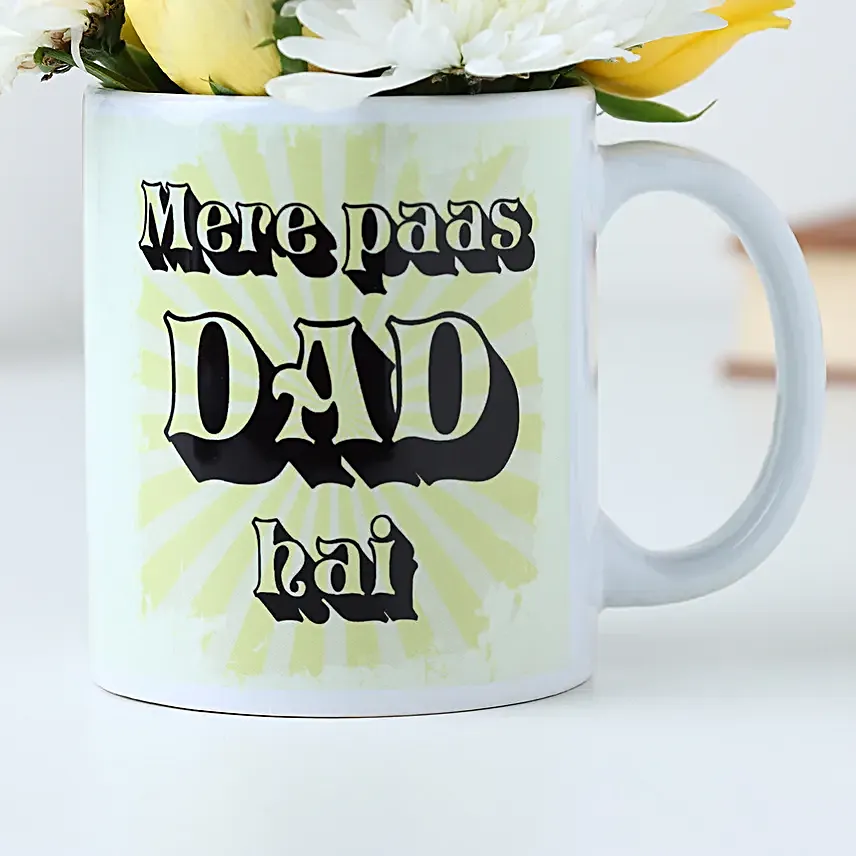 Fathers Day Mug of Love and Roses