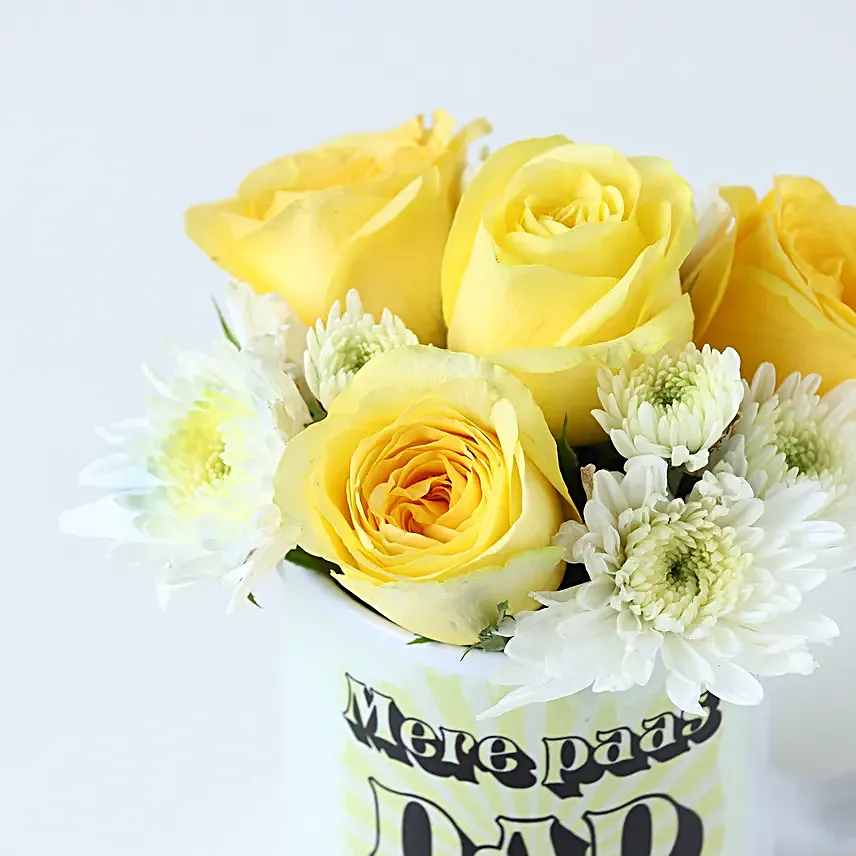 Fathers Day Mug of Love and Roses