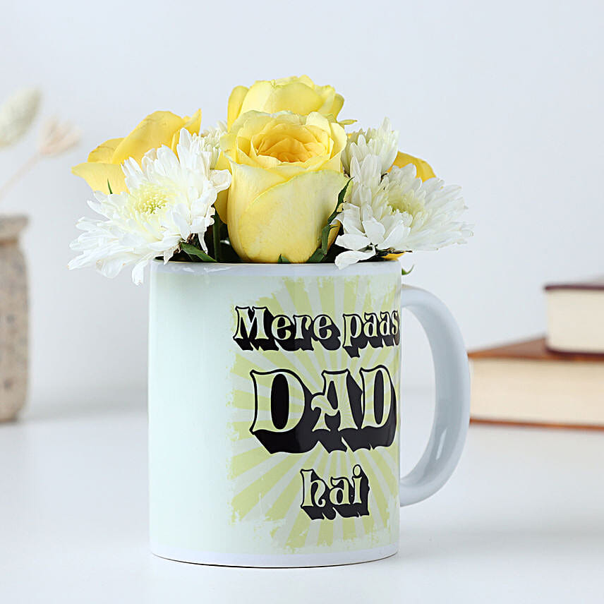 Fathers Day Mug of Love and Roses
