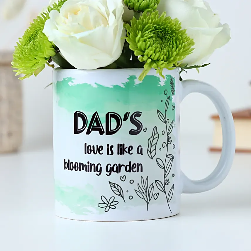 Fathers Day Rose Mug Surprise