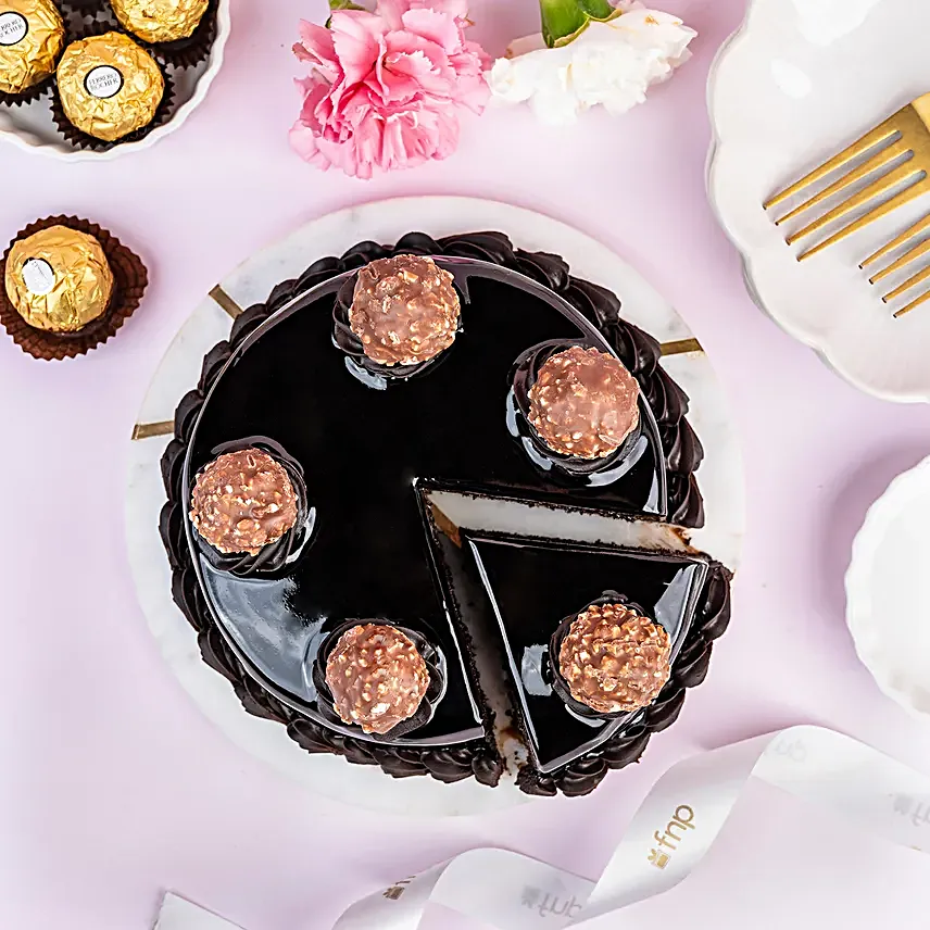 special Ferrero rochre truffle cake online