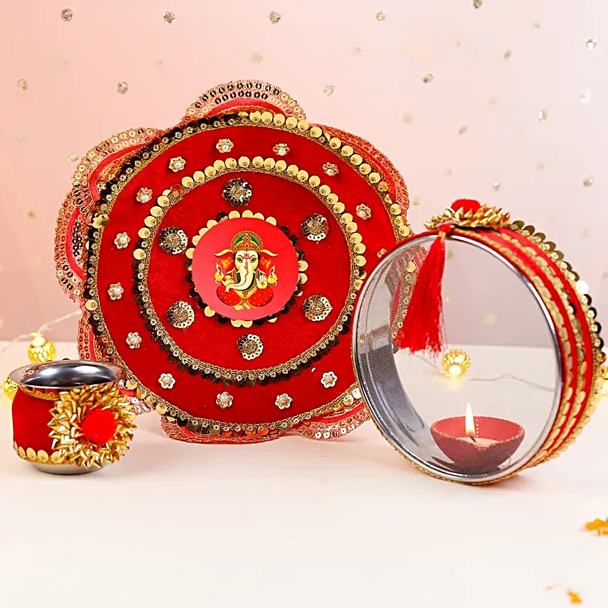 Festival of Love Karwa Chauth Thali