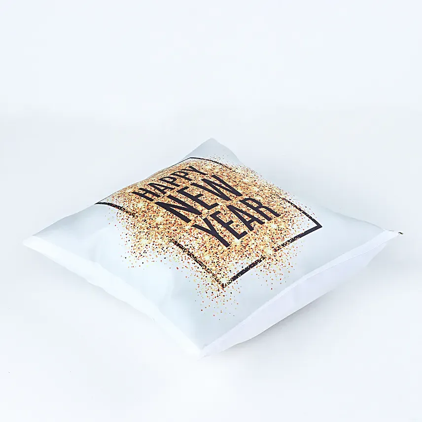 Festive Flare Happy New Year Pillow