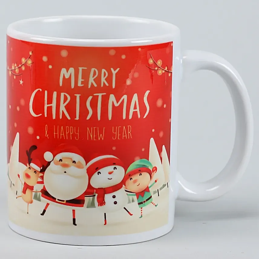 Festive Merry Christmas Mug Hand Delivery